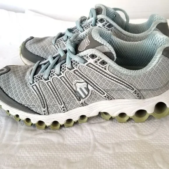 K-Swiss Tubes Sneakers Gray Athletic Shoes Women's Size 7 - Picture 8 of 16